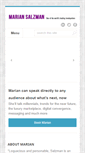 Mobile Screenshot of mariansalzman.com
